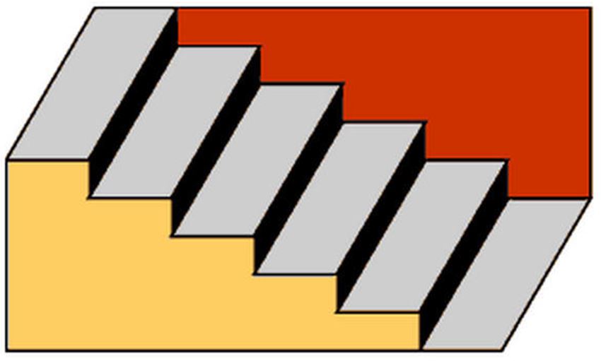 Иллюзия лестница картинка
